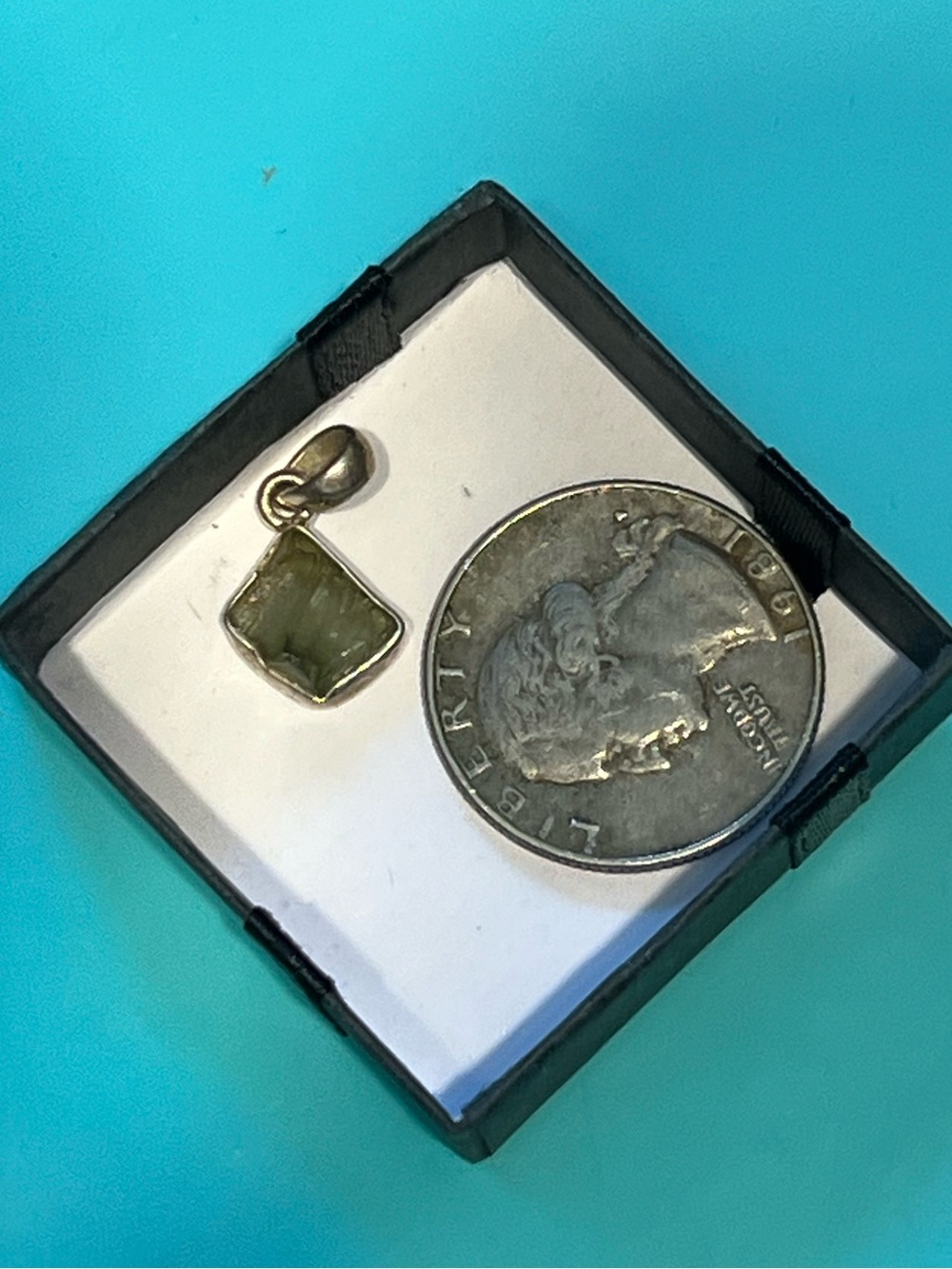 Raw Moldavite Pendant